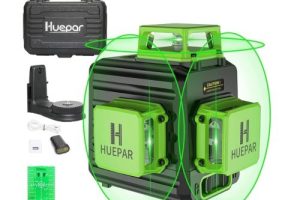 Análisis del nivel láser Huepar B03CG: características, opiniones y precio